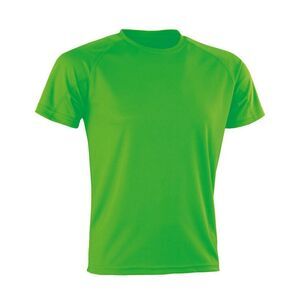 Spiro Mens Impact Aircool T-Shirt / Fluorescent Green